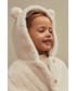 Kurtki Mango Kids płaszcz dziecięcy Bear kolor beżowy