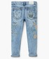 Spodnie Mango Kids - Jeansy dziecięce print 116-164 cm 23010544