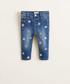 Spodnie Mango Kids - Jeansy dziecięce Marge 80-104 cm 33097015