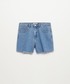 Spodnie Mango Kids - Szorty jeansowe dziecięce Lauren