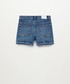 Spodnie Mango Kids - Szorty jeansowe dziecięce Emma