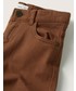 Spodnie Mango Kids spodnie dziecięce kolor granatowy gładkie