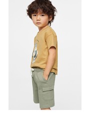Spodnie szorty dziecięce Crowe kolor brązowy - Answear.com Mango Kids