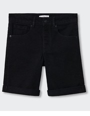 Spodnie szorty jeansowe dziecięce Rollup kolor szary - Answear.com Mango Kids