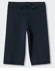 Spodnie spodnie dziecięce Jonbe kolor granatowy gładkie - Answear.com Mango Kids