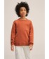 Sweter Mango Kids sweter dziecięcy kolor pomarańczowy lekki