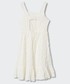 Sukienka dziecięca Mango Kids sukienka dziecięca Castillo kolor biały mini rozkloszowana