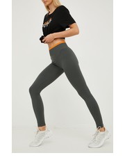 Legginsy legginsy treningowe Mian damskie kolor szary gładkie - Answear.com Only Play