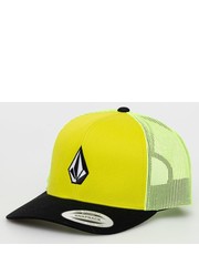 Czapka czapka kolor zielony z aplikacją - Answear.com Volcom