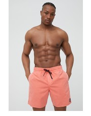 Krótkie spodenki męskie szorty męskie kolor różowy - Answear.com Volcom