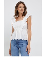 Bluzka bluzka bawełniana kolor biały - Answear.com Y.A.S