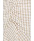 Spódnica Y.A.S spódnica bawełniana kolor beżowy mini rozkloszowana