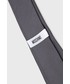 Krawat Moschino krawat jedwabny kolor szary