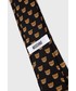 Krawat Moschino krawat jedwabny kolor czarny