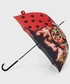 Parasol Moschino parasol kolor czerwony