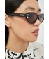 Okulary Moschino okulary przeciwsłoneczne damskie kolor brązowy