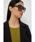 Okulary Moschino okulary przeciwsłoneczne damskie kolor brązowy
