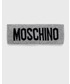 Czapka Moschino opaska wełniana kolor szary