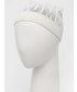 Czapka Moschino czapka wełniana kolor biały z cienkiej dzianiny wełniana