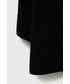 Szalik Moschino szalik damski kolor czarny wzorzysty