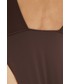 Strój kąpielowy Etam jednoczęściowy strój kąpielowy Mood kolor brązowy miękka miseczka