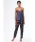 Piżama Etam - Spodnie piżamowe Blueberry 649331622