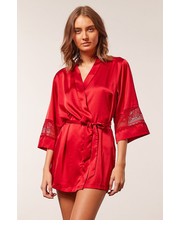 Piżama Szlafrok kolor czerwony - Answear.com Etam