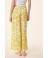 Piżama Etam spodnie piżamowe Jad damskie kolor żółty