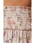 Piżama Etam spodnie piżamowe damskie kolor beżowy