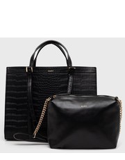 Shopper bag torebka Ninetonine kolor czarny - Answear.com Aldo