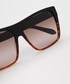 Okulary Aldo okulary przeciwsłoneczne WISSI damskie kolor brązowy