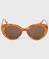 Okulary Aldo okulary przeciwsłoneczne Etenad damskie kolor brązowy