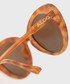 Okulary Aldo okulary przeciwsłoneczne Etenad damskie kolor brązowy