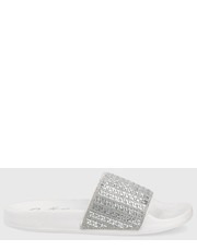 Klapki klapki Cali damskie kolor biały - Answear.com Skechers