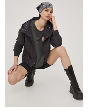Kurtka kurtka damska kolor czarny przejściowa - Answear.com Cross Jeans