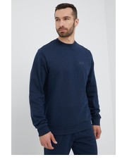 Bluza męska bluza bawełniana męska kolor granatowy gładka - Answear.com Jack Wolfskin
