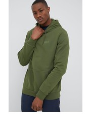 Bluza męska bluza bawełniana męska kolor zielony z kapturem gładka - Answear.com Jack Wolfskin