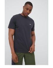T-shirt - koszulka męska t-shirt bawełniany kolor szary gładki - Answear.com Jack Wolfskin