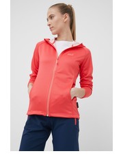 Bluza bluza sportowa Star damska kolor czerwony z kapturem gładka - Answear.com Jack Wolfskin