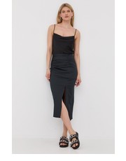 Spódnica spódnica kolor czarny midi prosta - Answear.com Marella