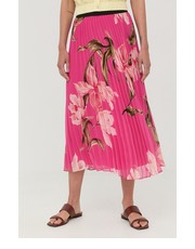 Spódnica spódnica kolor różowy midi rozkloszowana - Answear.com Marella