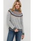 Sweter Marella sweter z domieszką wełny damski kolor szary lekki