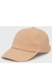 Czapka czapka kolor beżowy gładka - Answear.com Marella