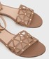 Sandały Marella sandały skórzane AMPEZZO damskie kolor brązowy
