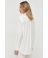 Koszula Max Mara Weekend  koszula bawełniana damska kolor biały regular z kołnierzykiem klasycznym