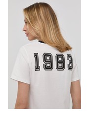 Bluzka Weekend  T-shirt bawełniany kolor biały - Answear.com Max Mara