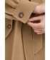 Płaszcz Max Mara Weekend  płaszcz wełniany kolor brązowy przejściowy