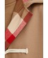 Płaszcz Max Mara Weekend  płaszcz wełniany kolor brązowy przejściowy oversize