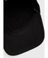 Czapka Max Mara Weekend  czapka bawełniana kolor czarny z aplikacją