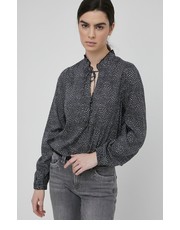 Bluzka bluzka damska kolor czarny wzorzysta - Answear.com Mustang